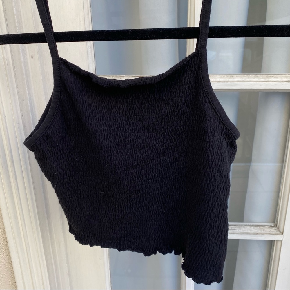 Zara basic black tank super cute 🖤